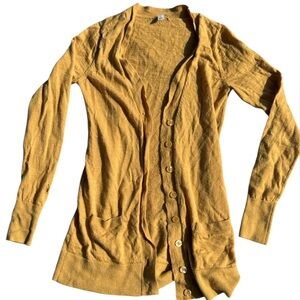 Yellow Button-Up Women's Top